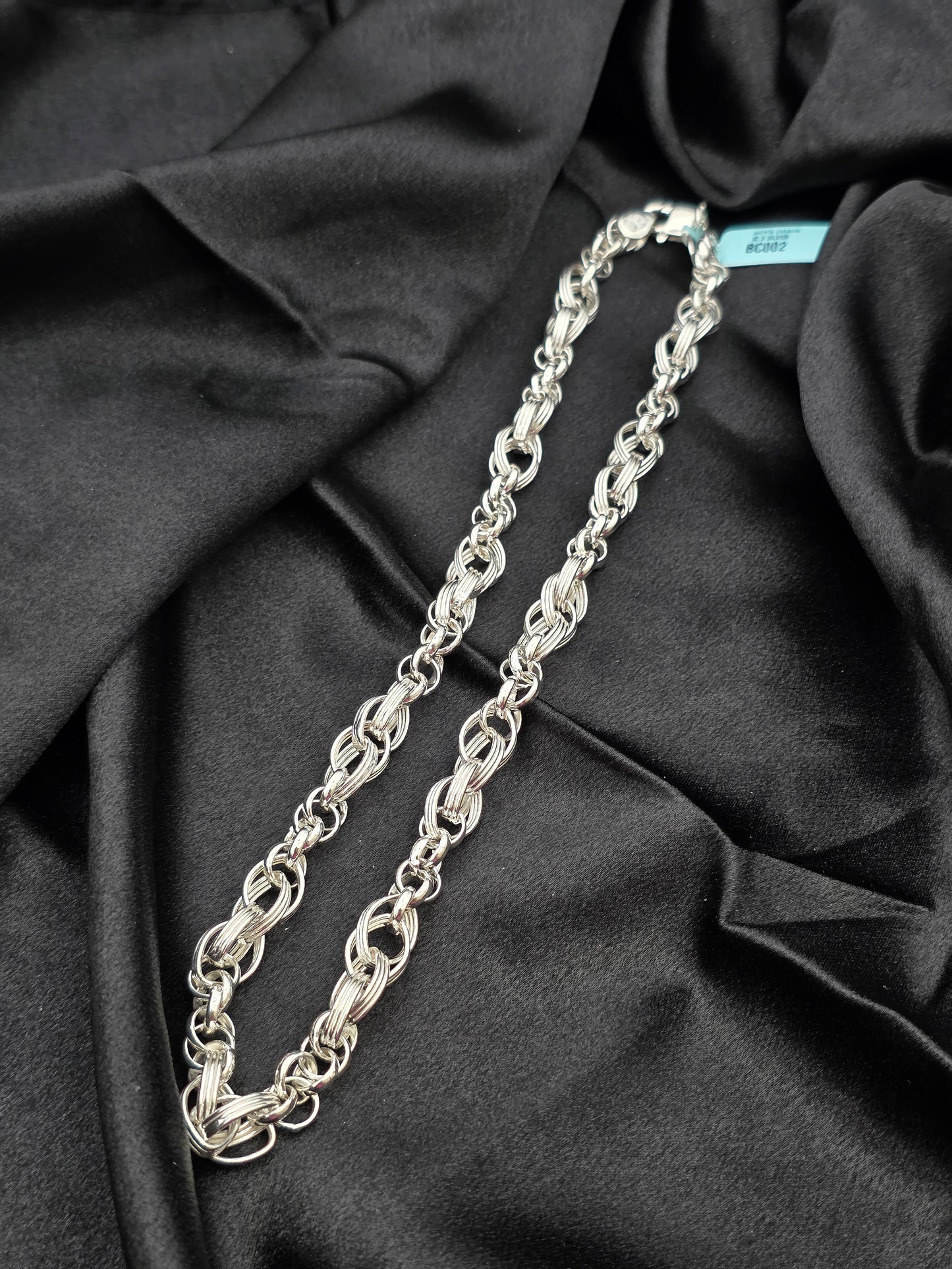 BOYS SILVER CHAIN 20INCH BC002