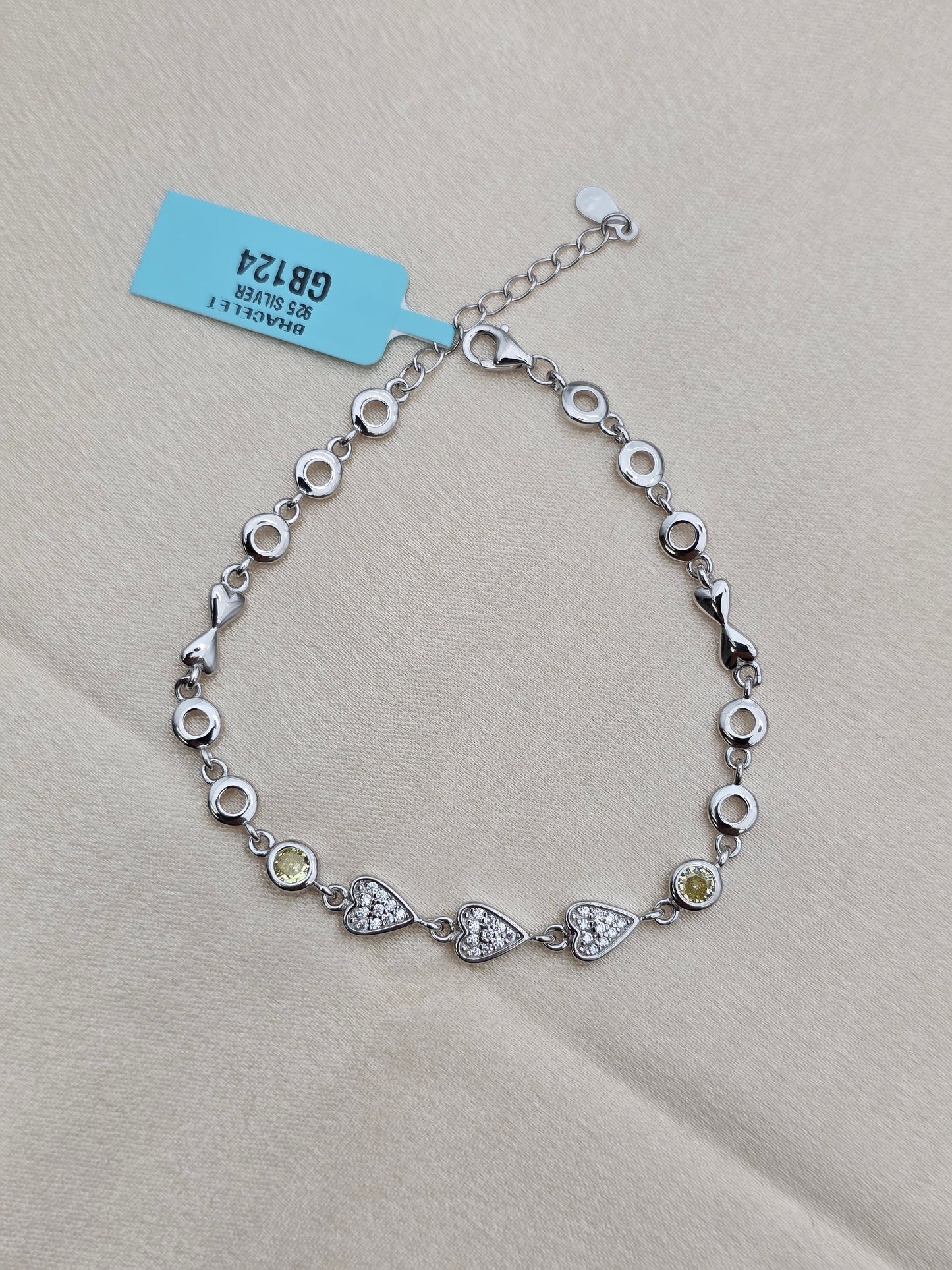 SILVER BRACELET 7.0 IN GB124