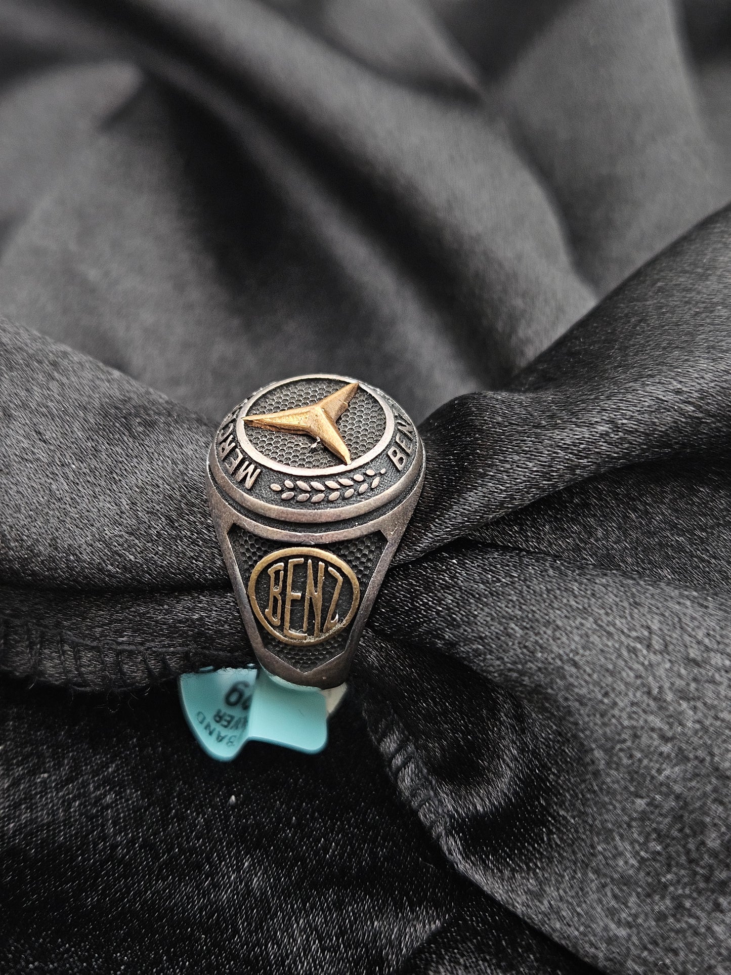 BOYS SILVER RING SIZE 10 BR029