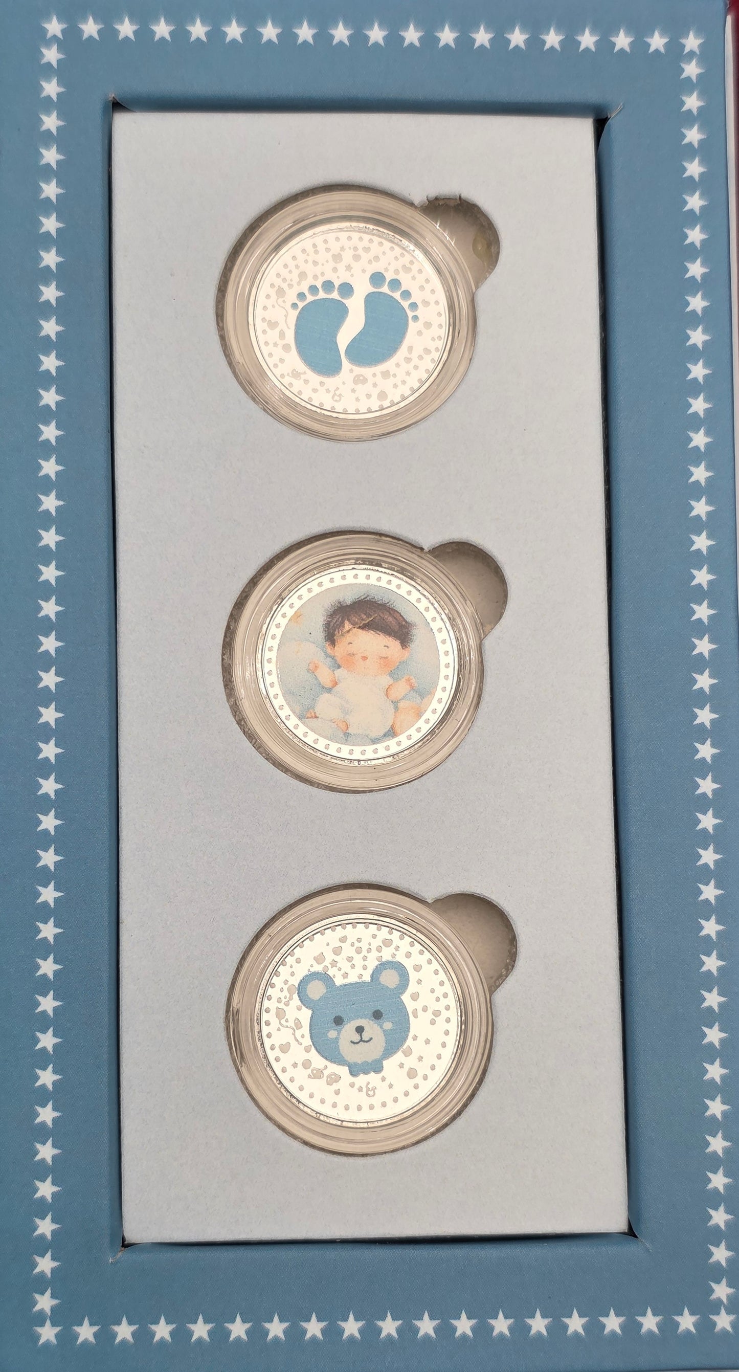 IT’S A BOY BABY SHOWER PURE SILVER COIN