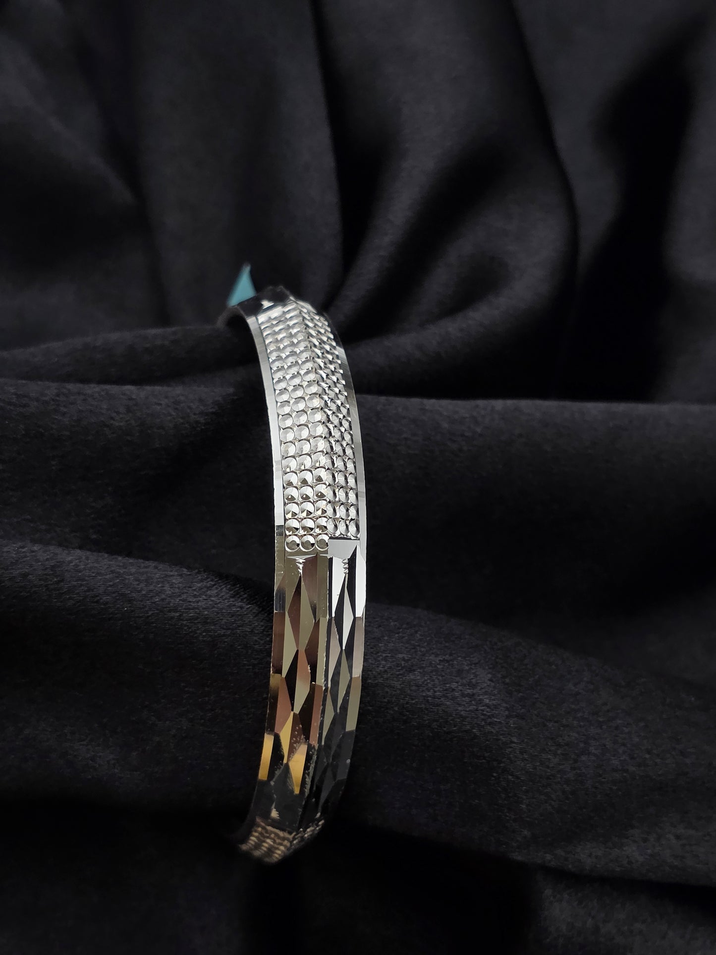 MENS SILVER KADDA SIZE 2.7 MK100
