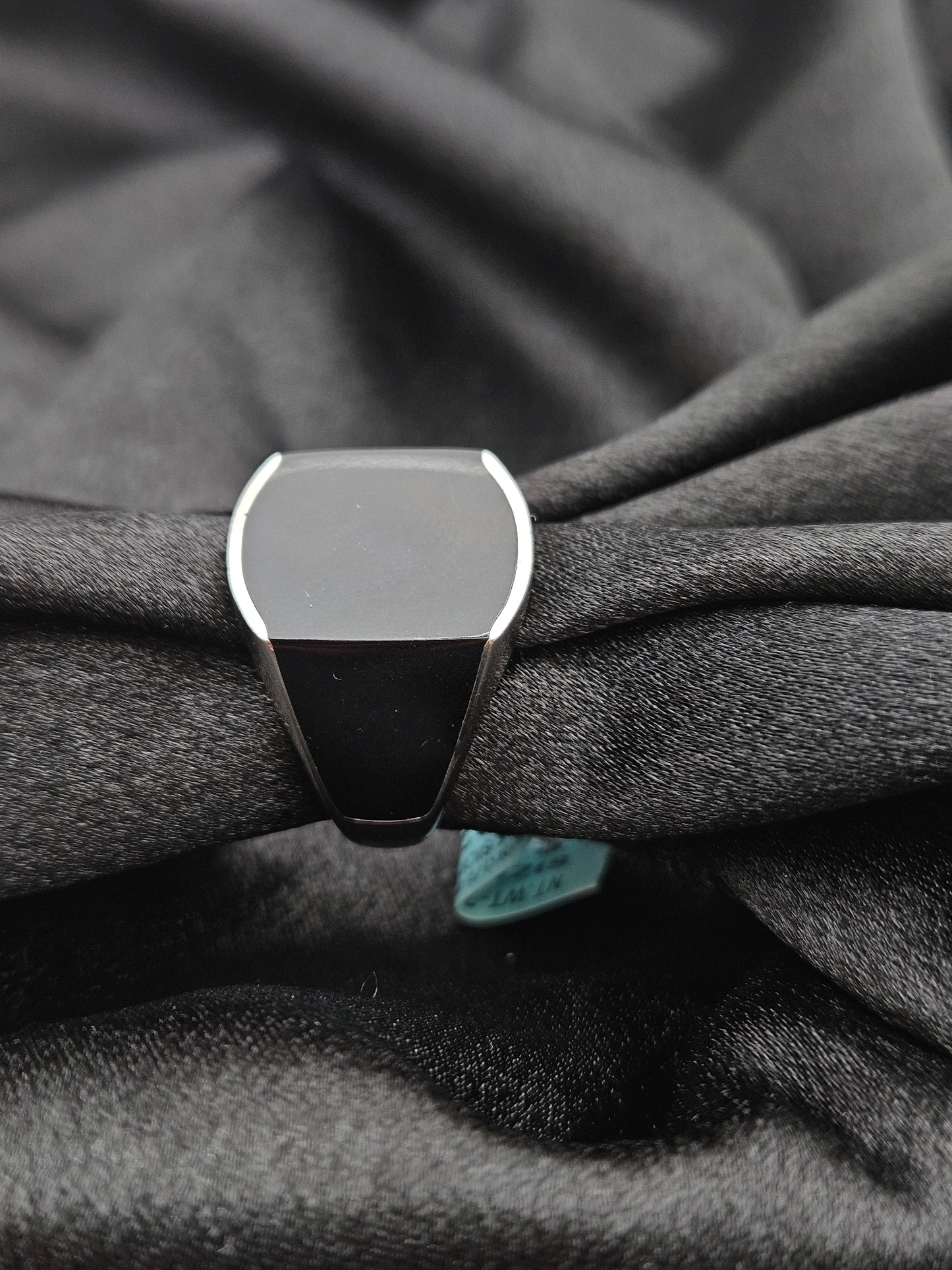 BOYS SILVER RING SIZE 10 BR034