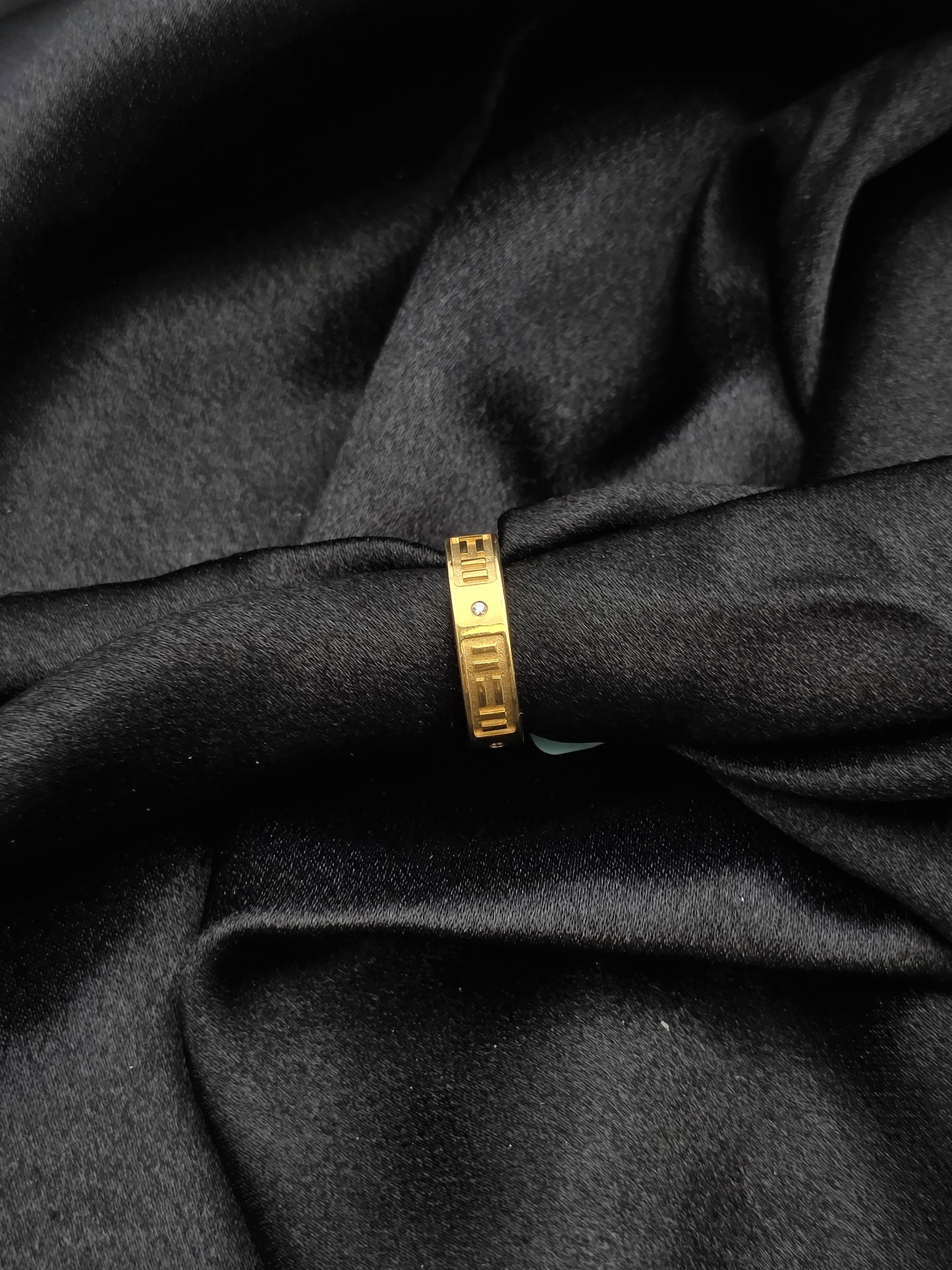 GOLDPLATED BAND SIZE 7 GR466