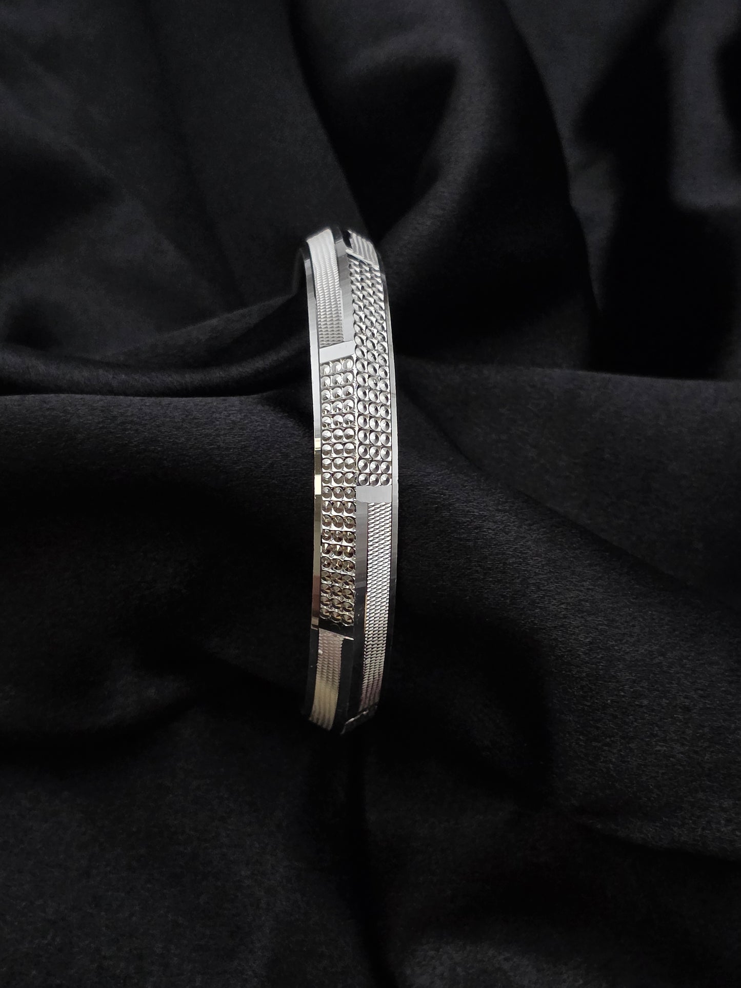 MENS SILVER KADDA SIZE 2.6 MK079