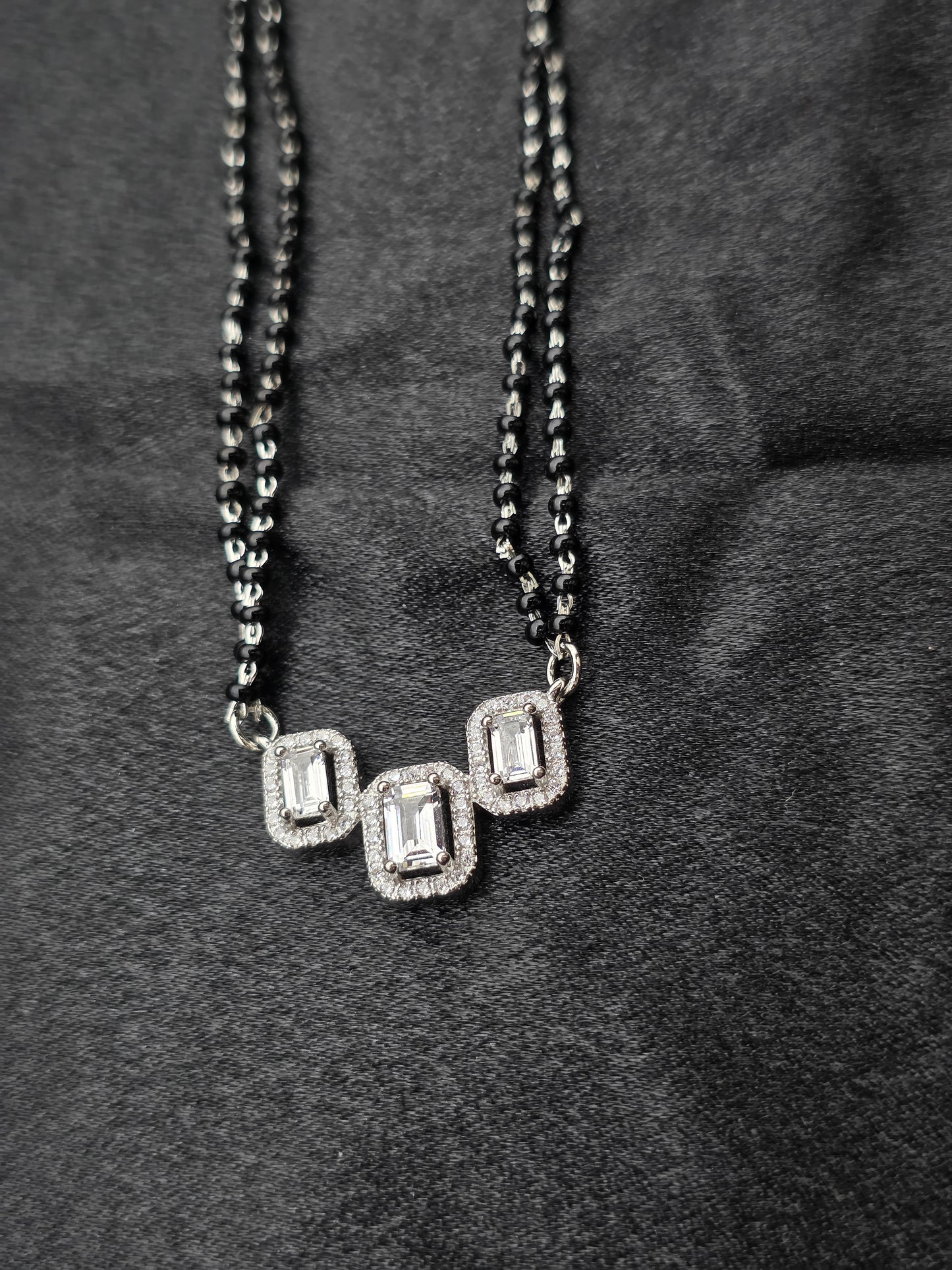 SILVER MANGLASUTRA PS036