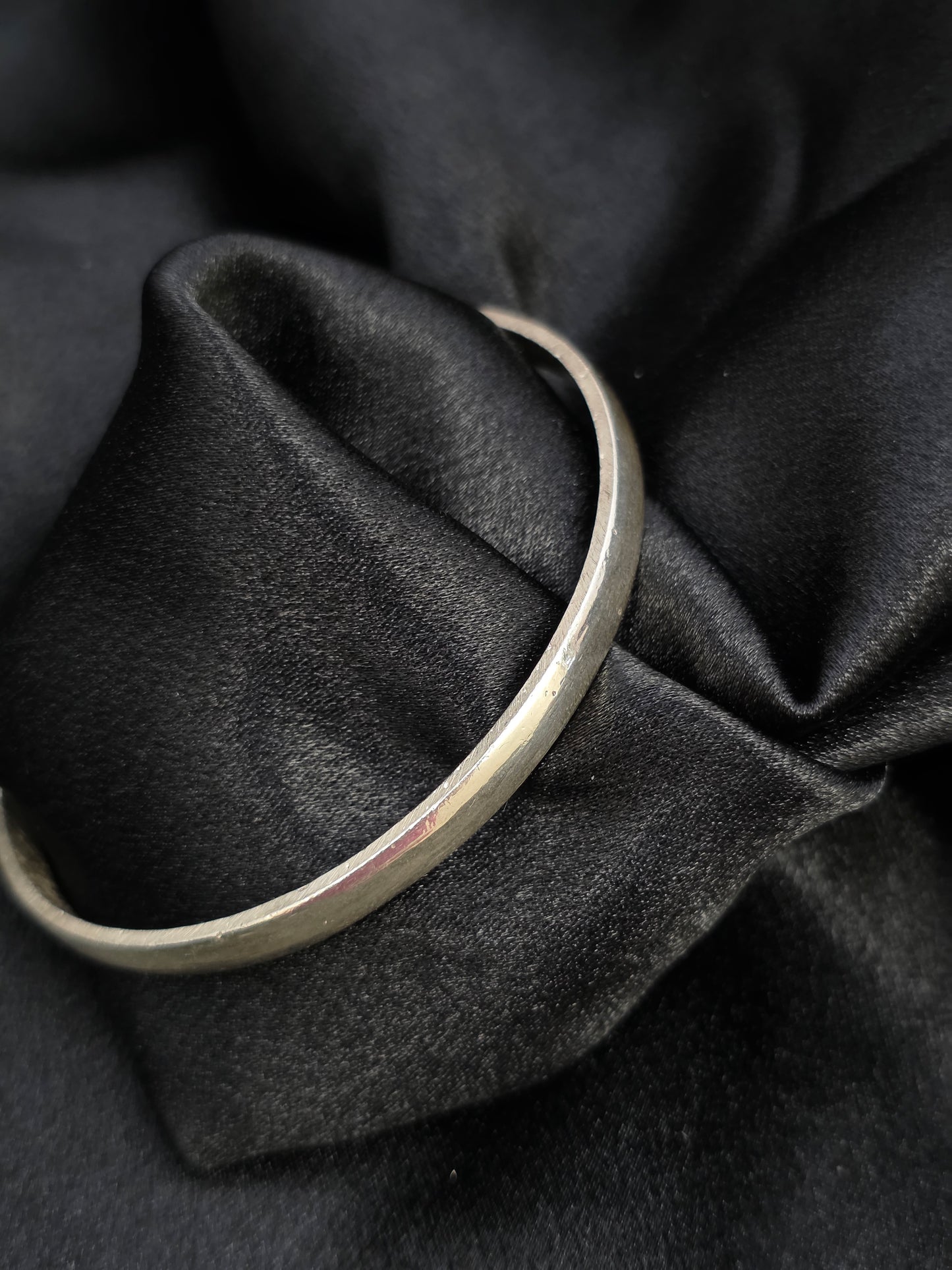PURE SILVER PLAIN KADDE 2.5 INCH PK005