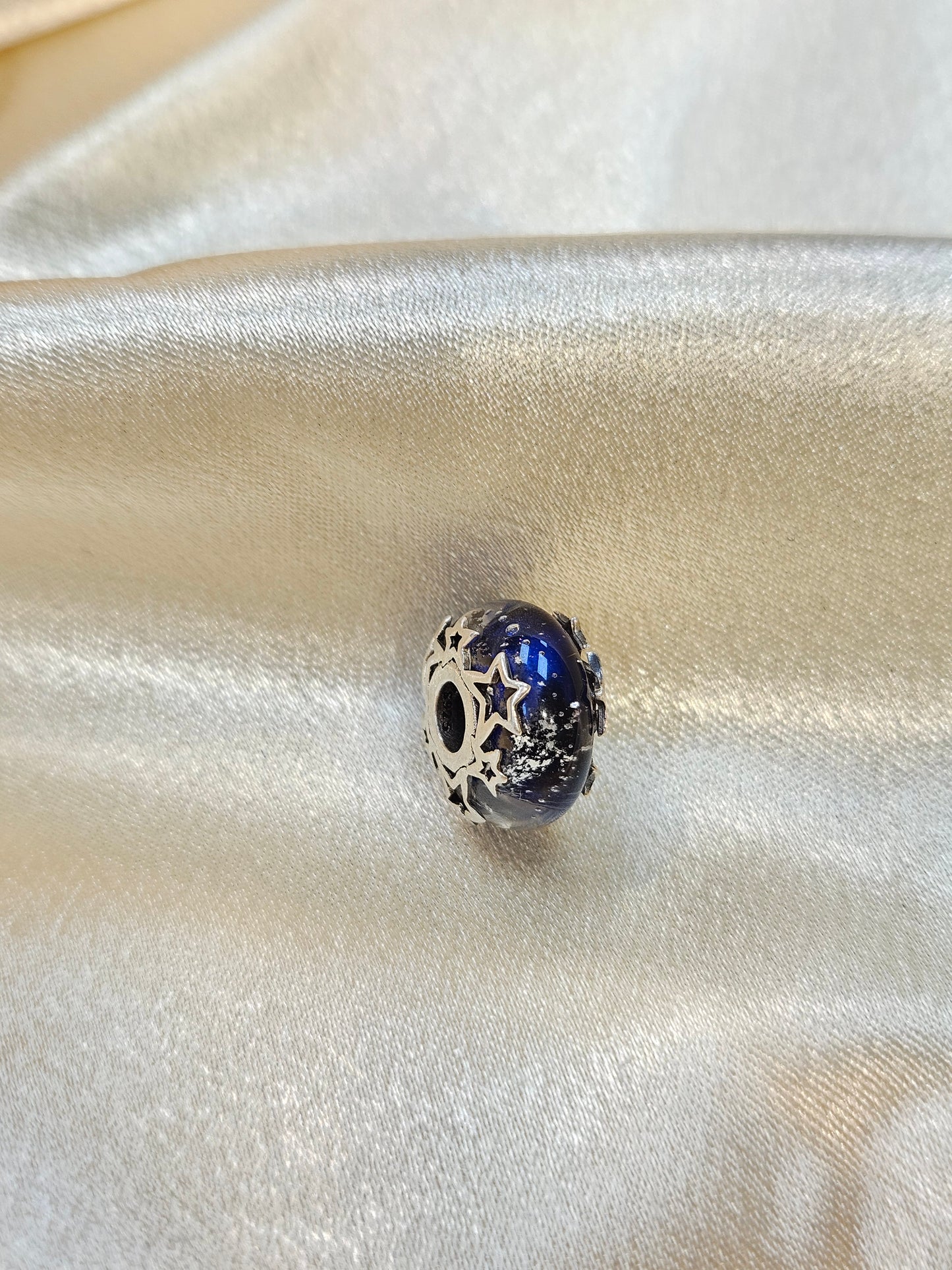 BLUE GLASS MURANO PANDORA CHARM PC288