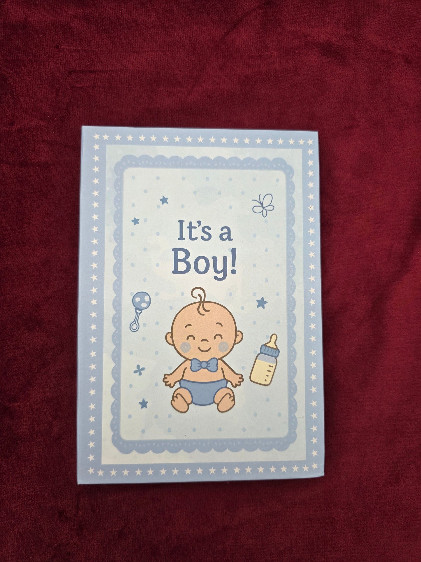 IT’S A BOY BABY SHOWER PURE SILVER COIN