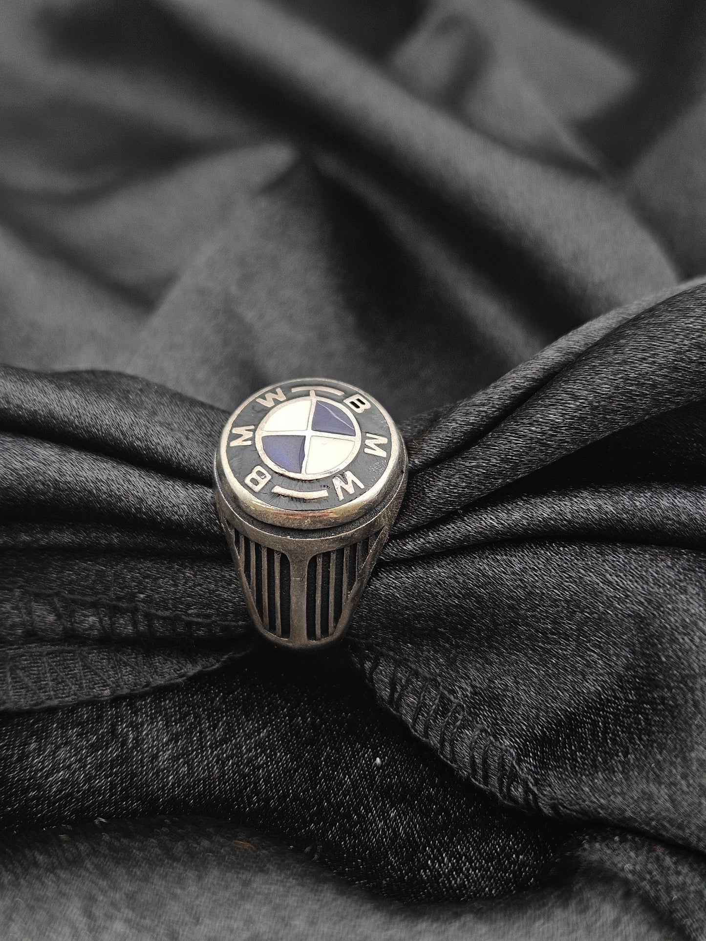 BOYS SILVER RING SIZE 10 BR031