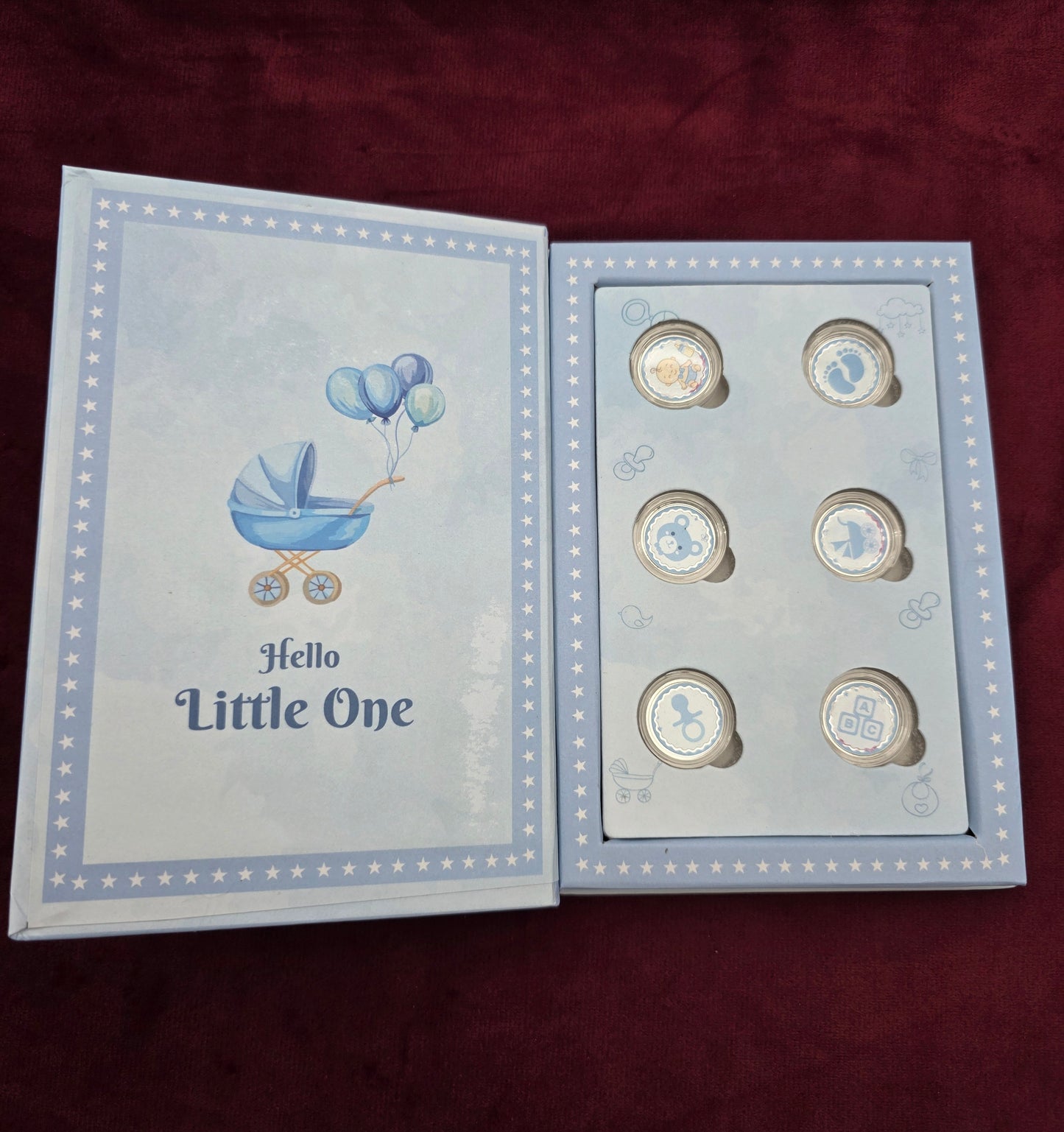 IT’S A BOY BABY SHOWER PURE SILVER COIN