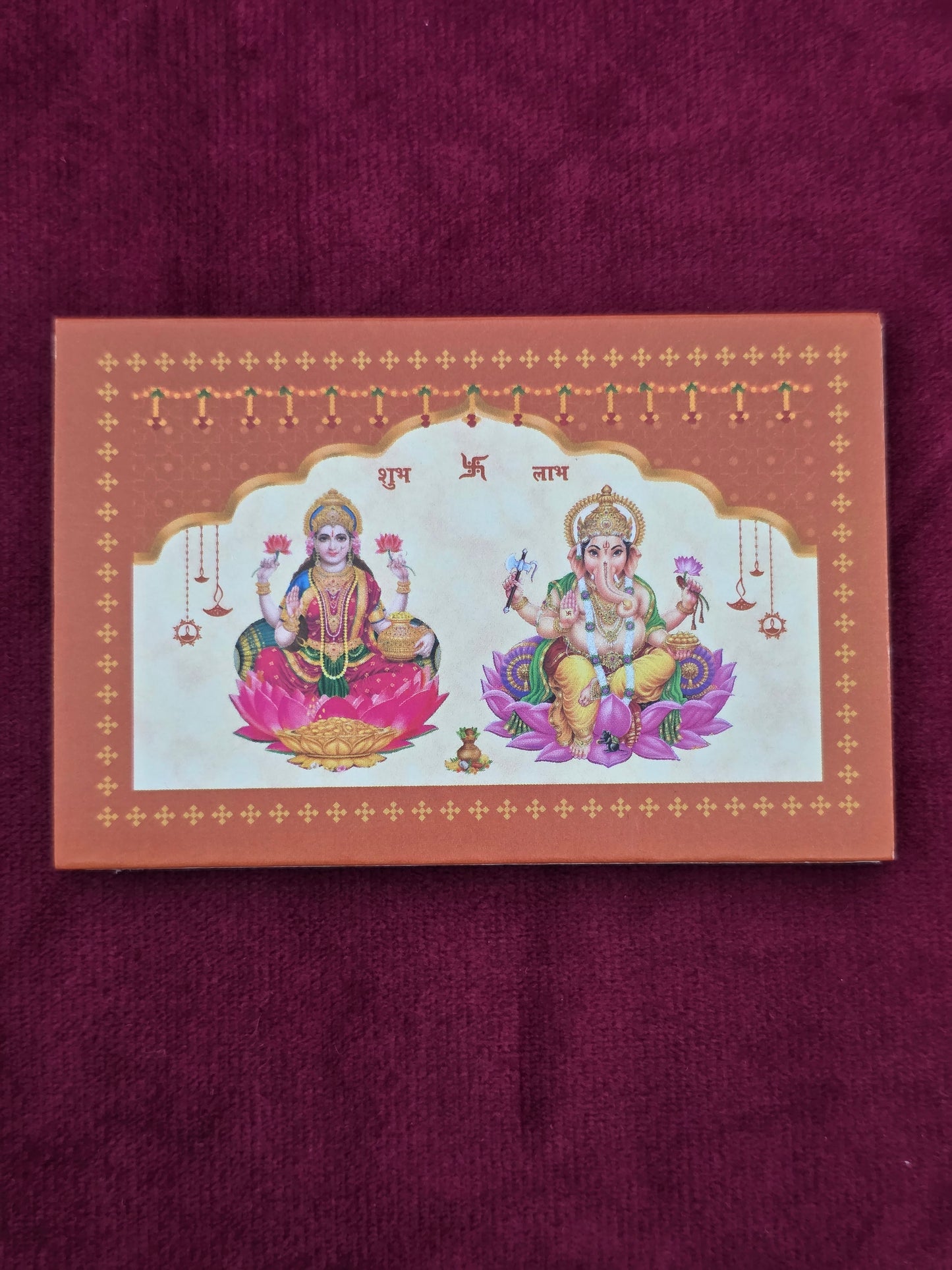 LAKSHMI MAA & LORD GANESHA PURE SILVER COIN
