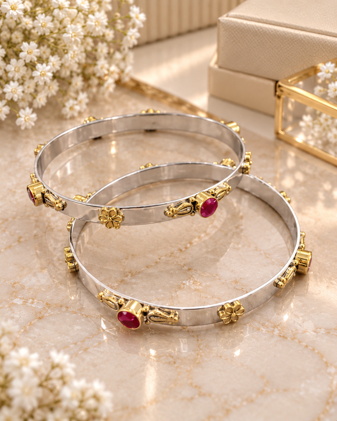 PURE SILVER WOMEN BANGLES