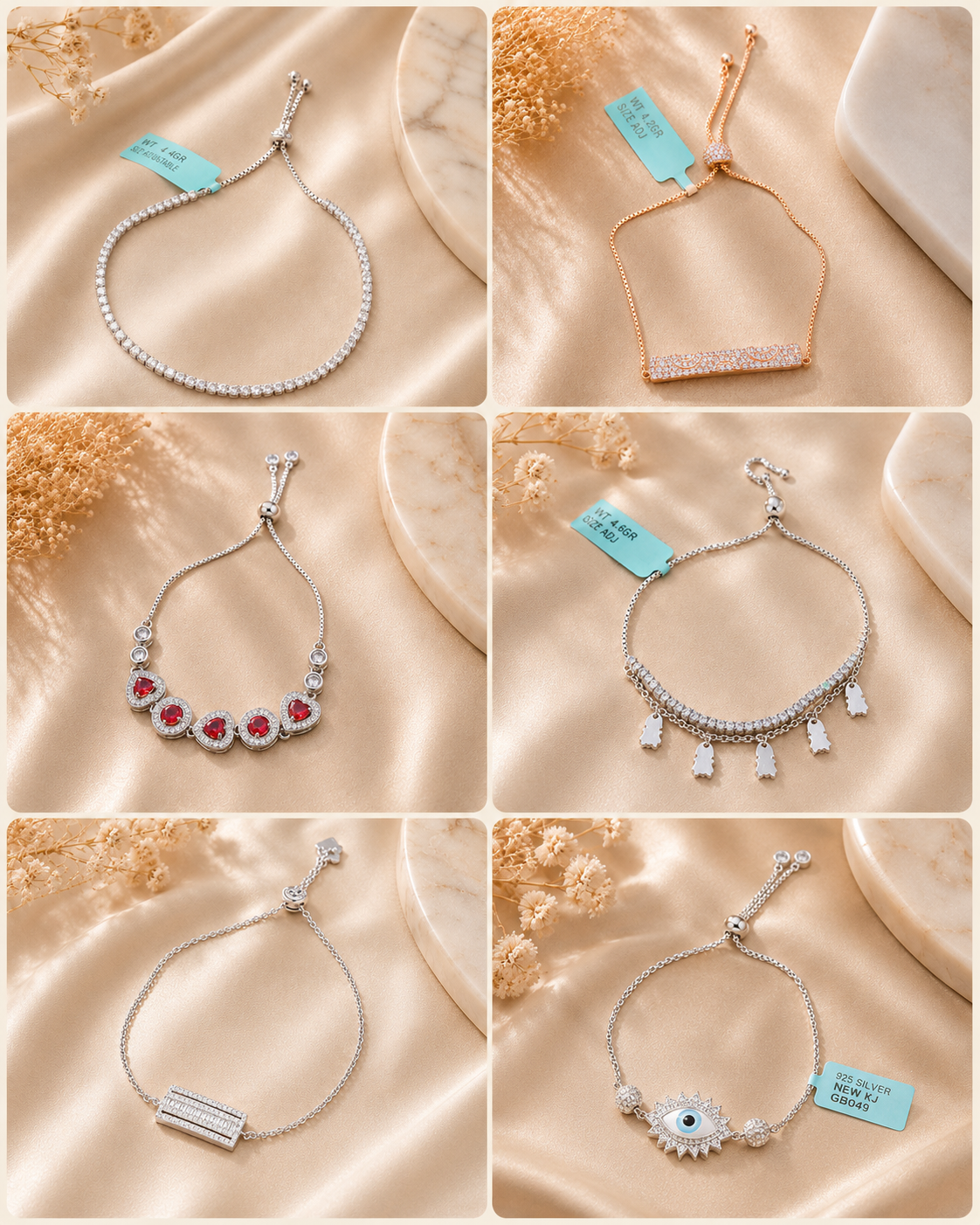925 SILVER CHAIN BRACELETS