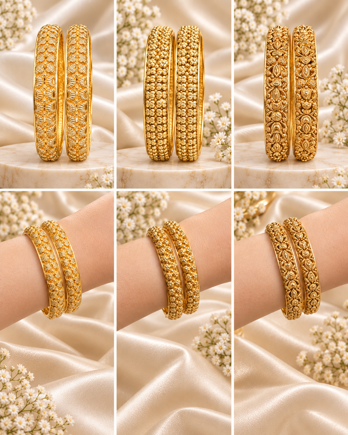 GOLD PLATED BANGLES