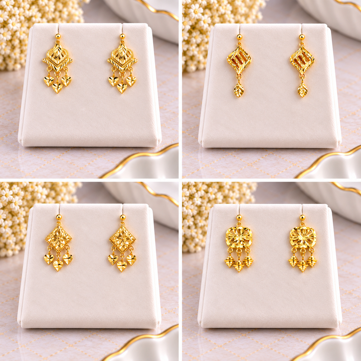 GOLD PLATED EARRINGS