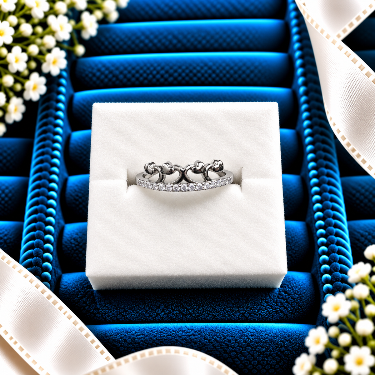 925 SILVER RING SIZE 5 GR101