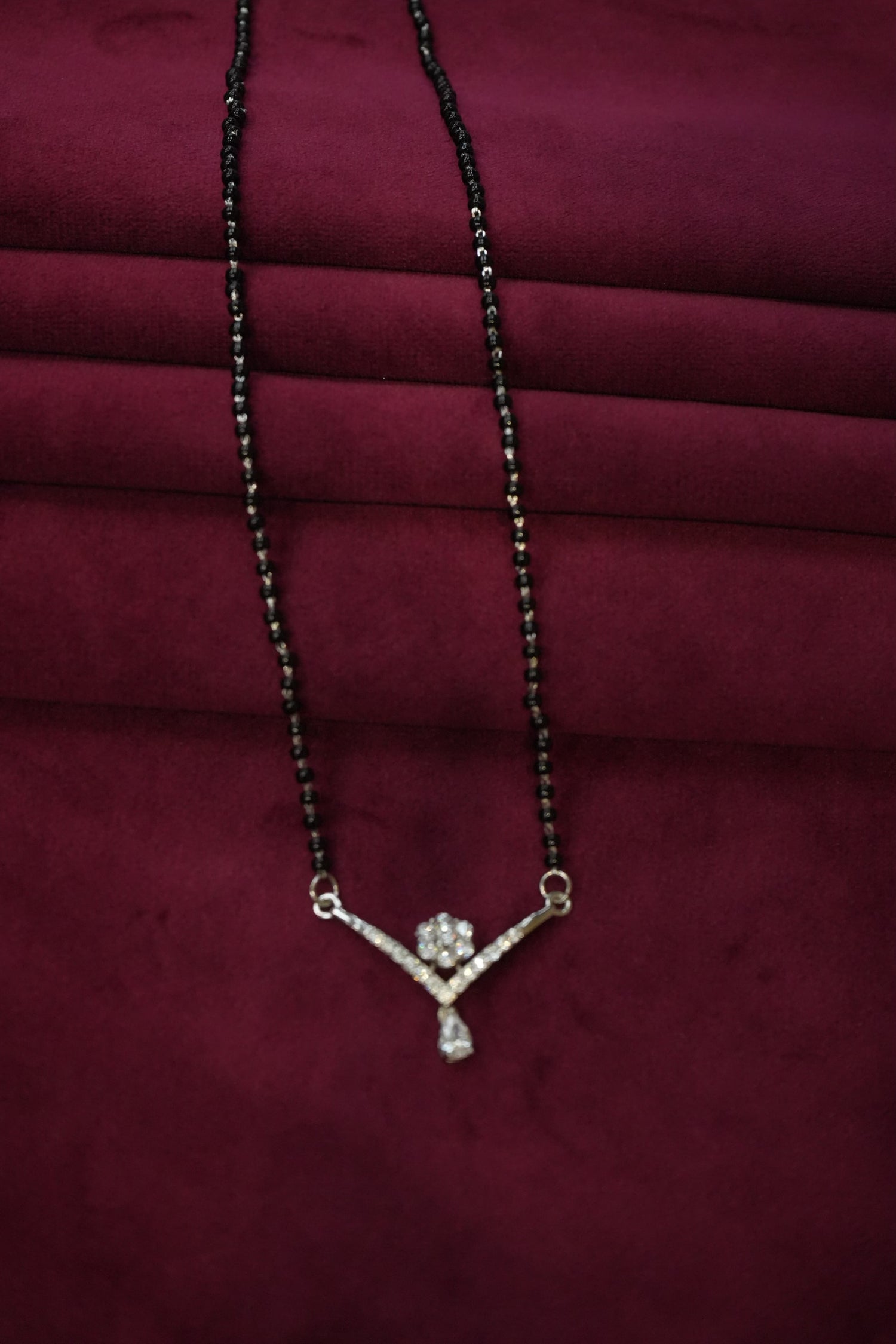 SILVER MANGALSUTRA MG010