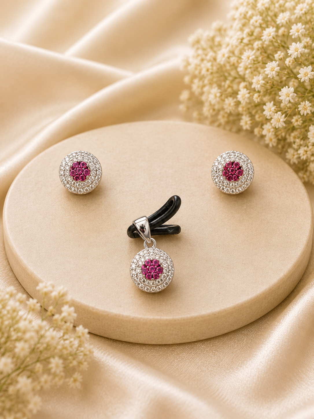925 SILVER PENDANT SET PS089