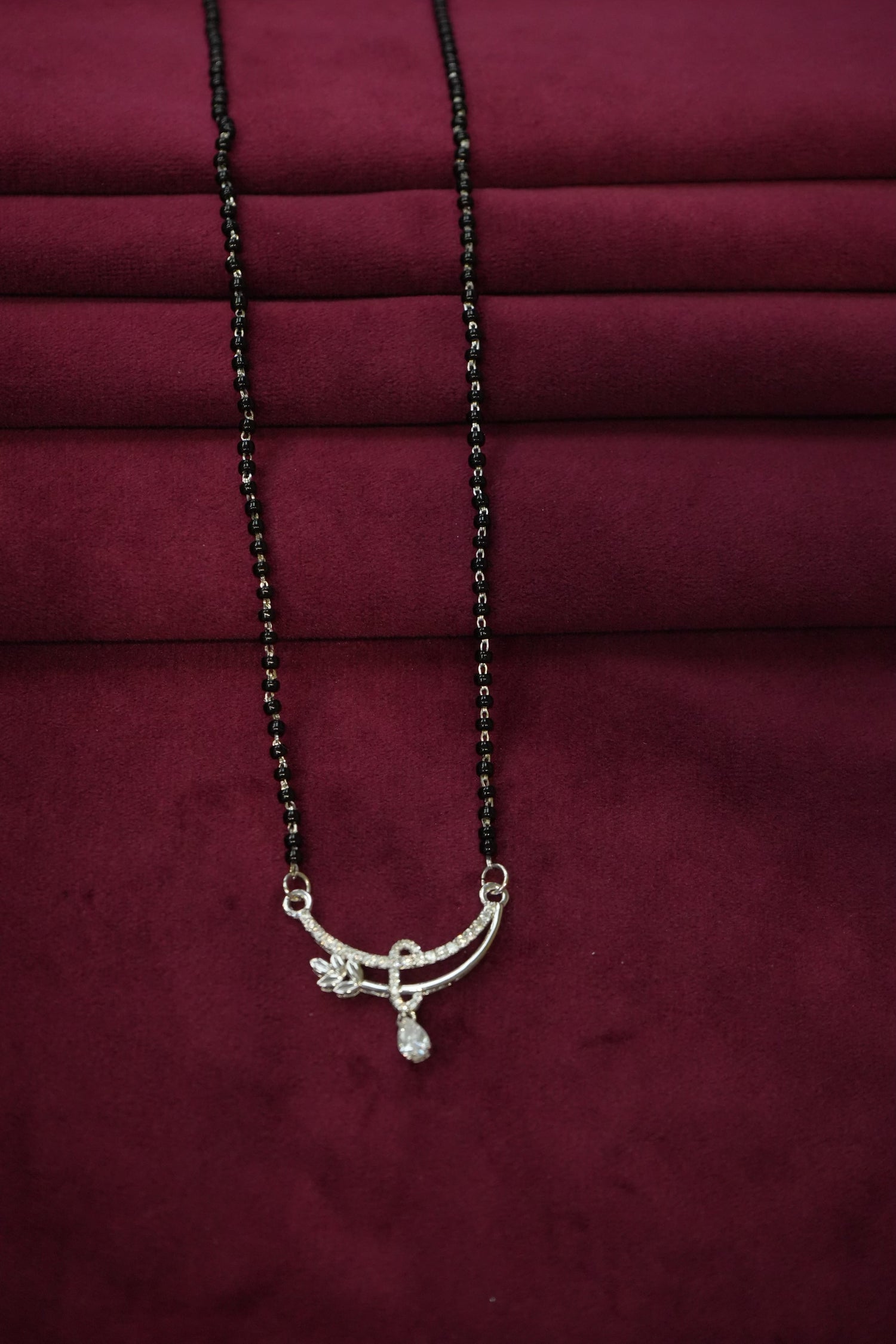 SILVER MANGALSUTRA MG005