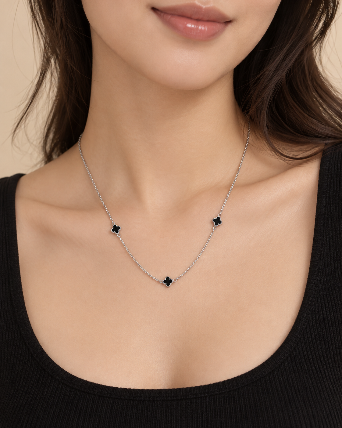 925 SILVER VANCLEEF PENDENT CHAIN RC085