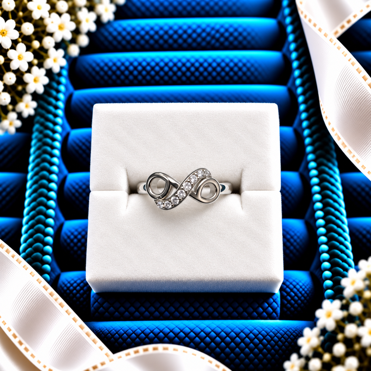 925 SILVER RING SIZE 5 GR157