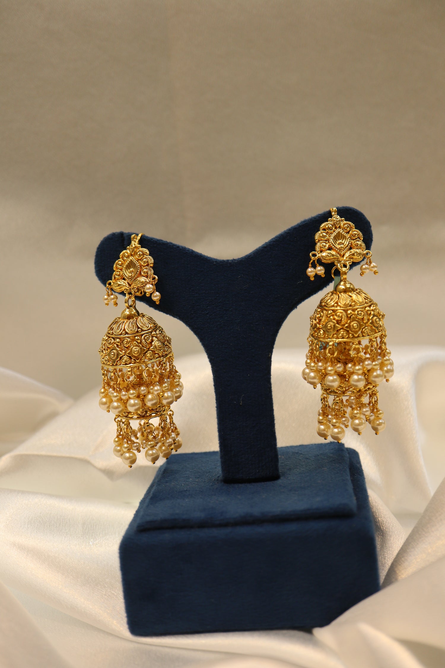 GOLD PLATED JHUMKI GP028