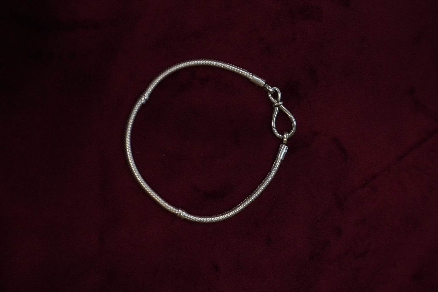 SILVER PANDORA BRACELET SIZE 20 PB099