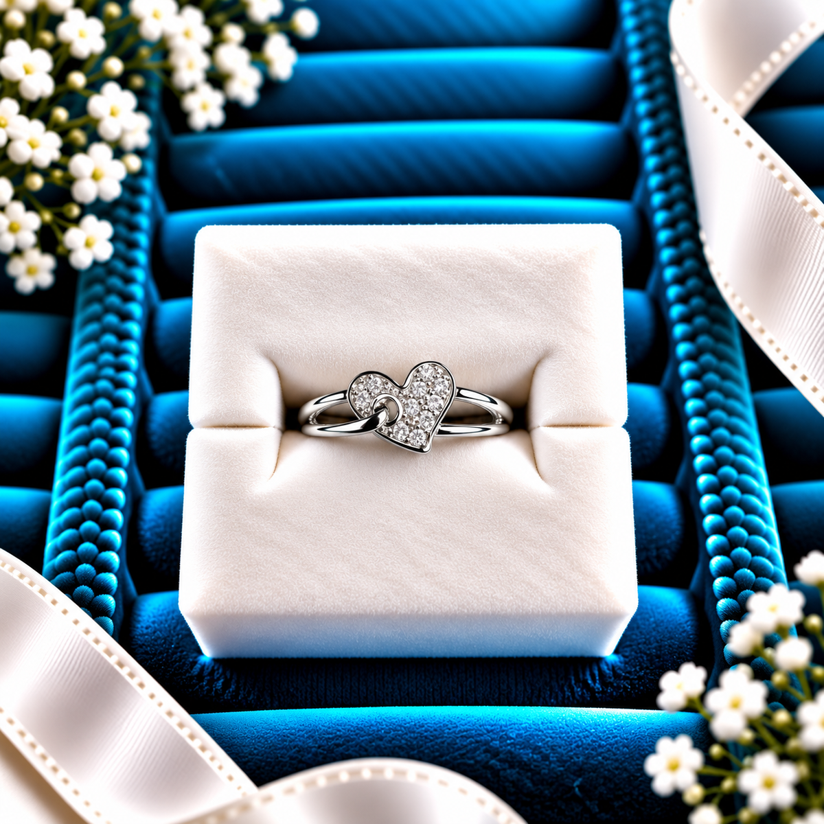 925 SILVER RING SIZE 6 GR293
