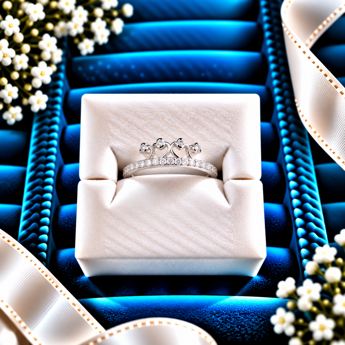 925 SILVER RING SIZE 8 GR633