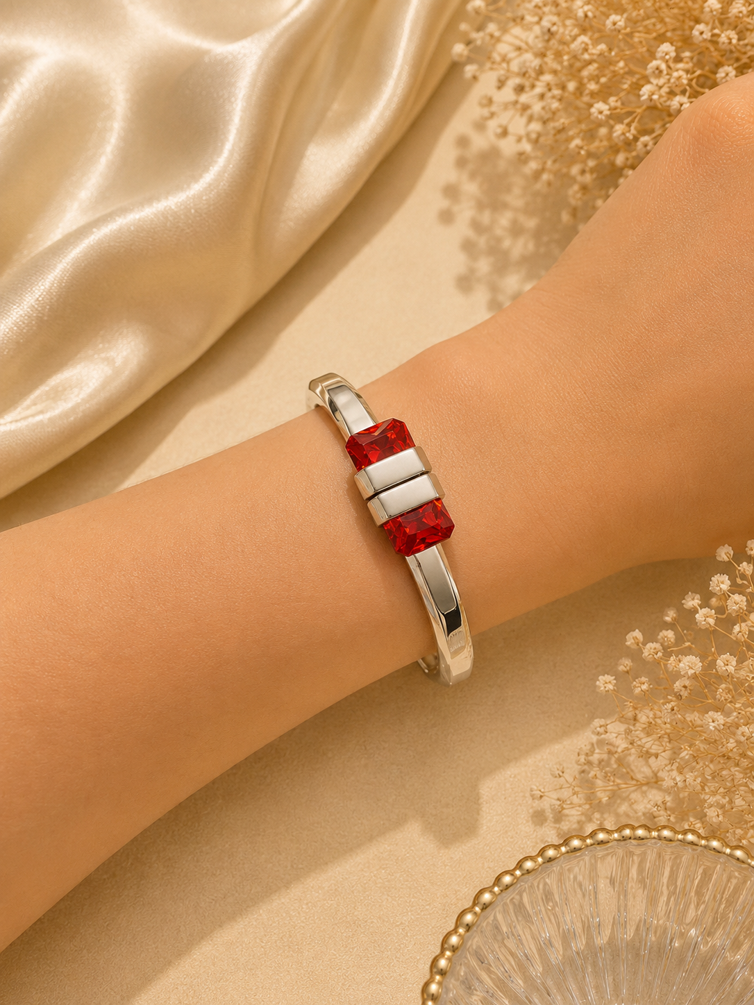 925 SILVER BANGLE BRACELET GB211