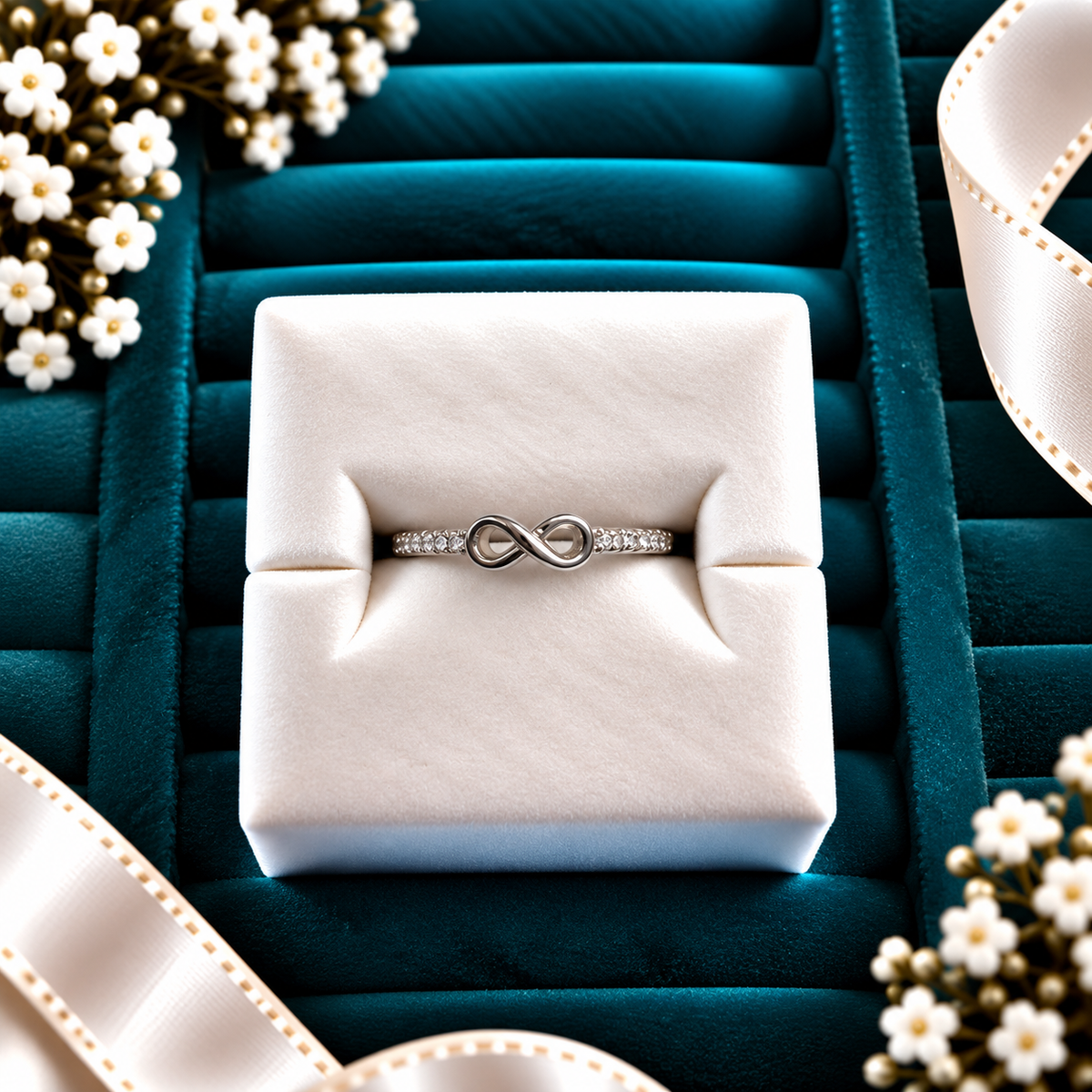 925 SILVER RING SIZE 6 GR264