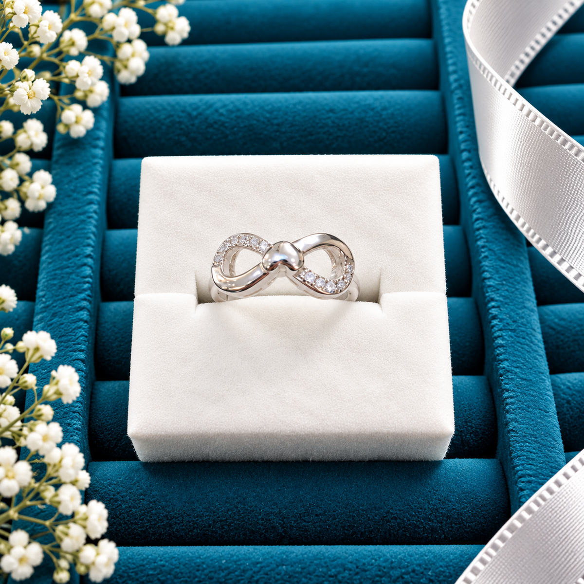 925 SILVER RING SIZE 5 GR195