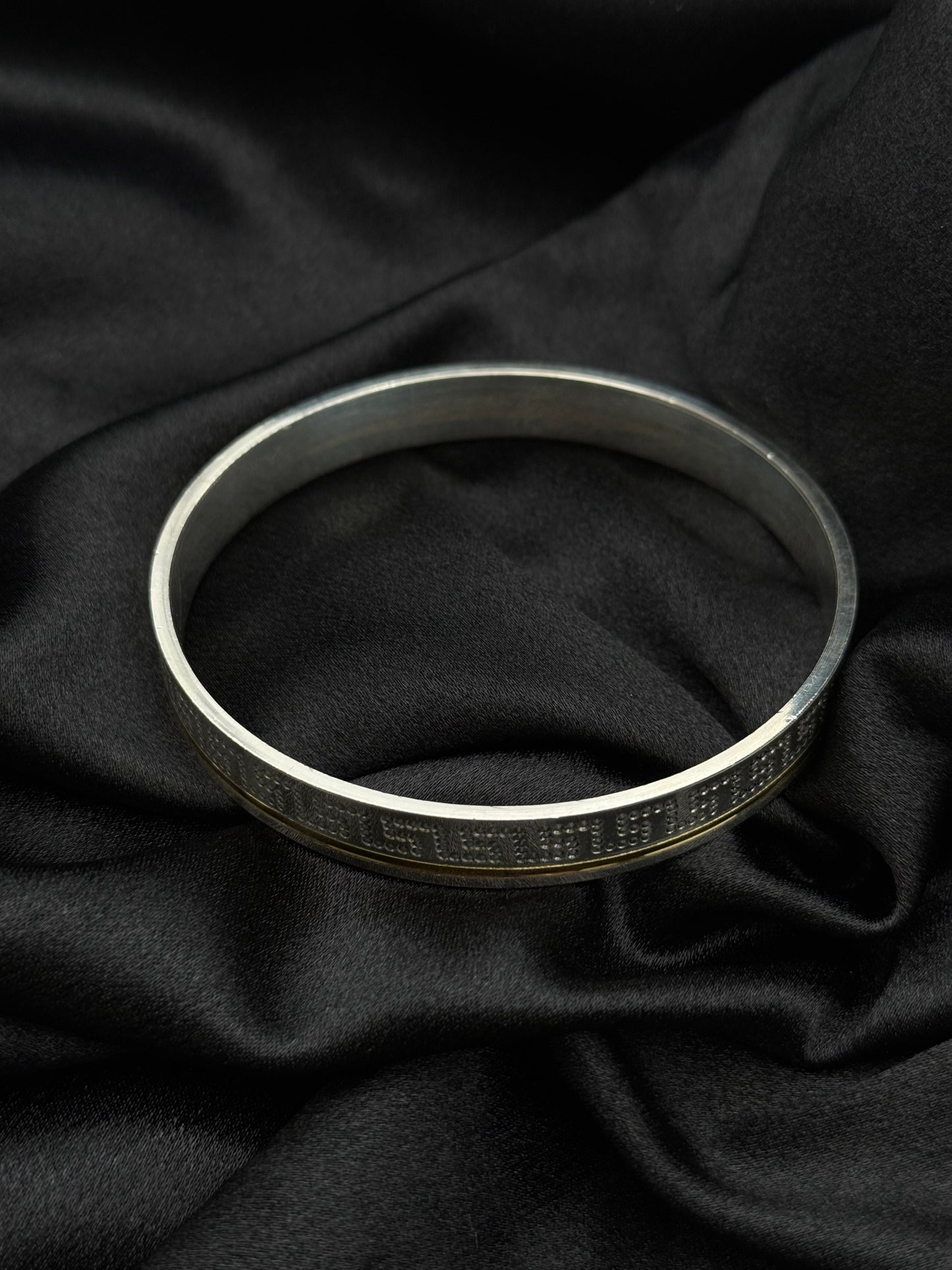 MENS SILVER KADDA SIZE 2.6 MK049