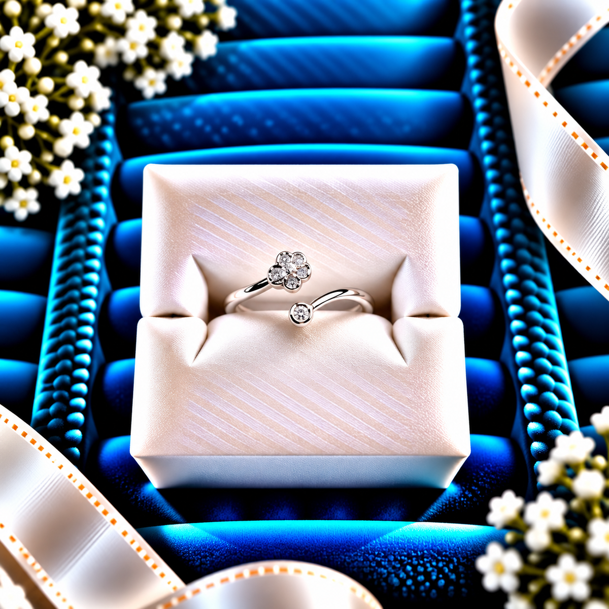 925 SILVER ADJUSTABLE RING GR703
