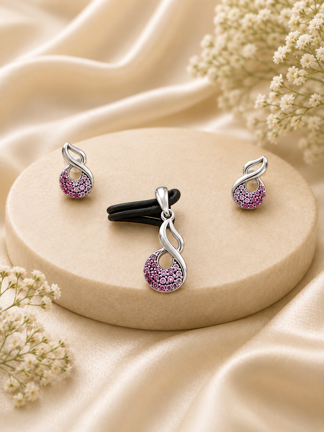 925 SILVER PENDANT SET PS034