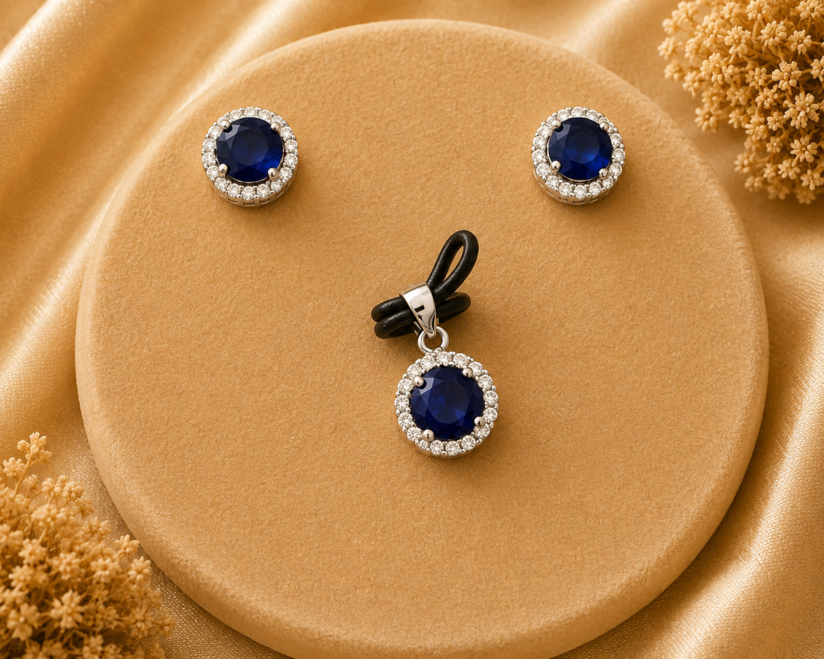 925 SILVER PENDANT SET PS028