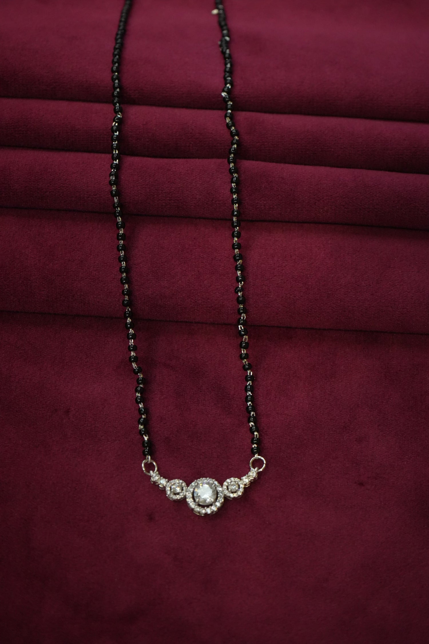 SILVER MANGALSUTRA MG009