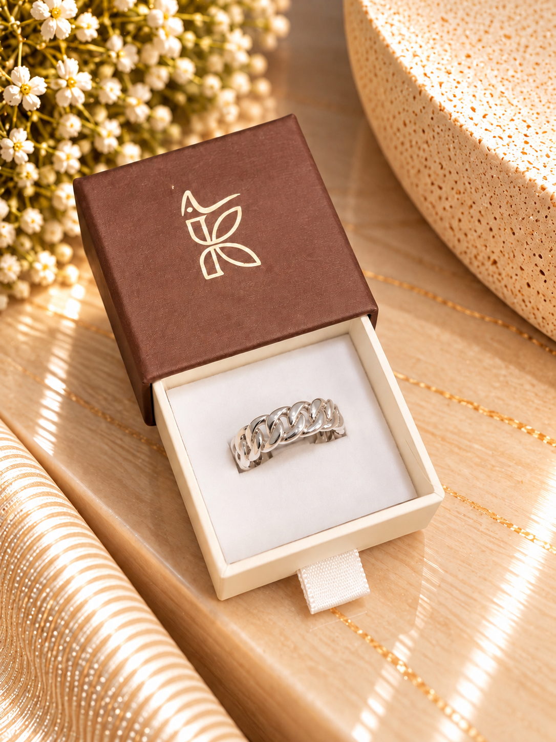 925 SILVER BAND SIZE 10 BR143