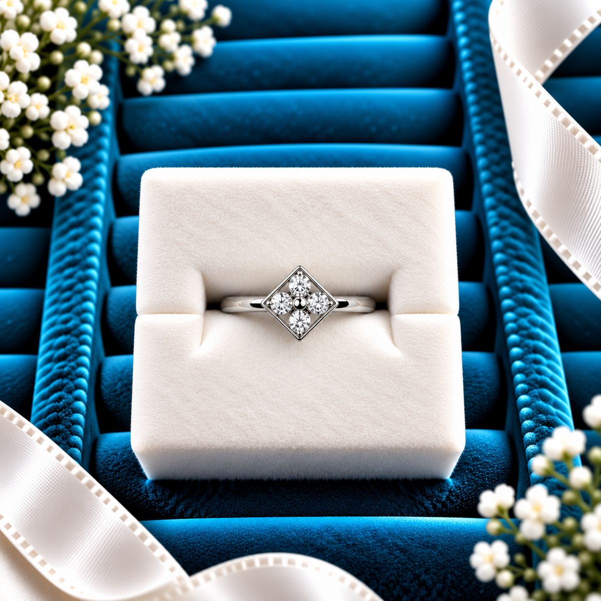 925 SILVER RING SIZE 6 GR131