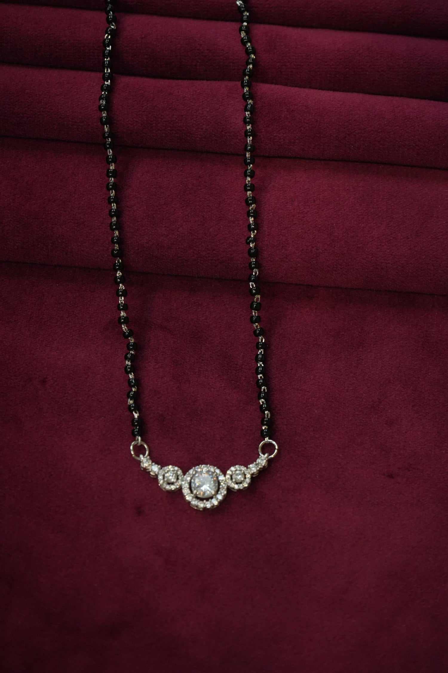 SILVER MANGALSUTRA MG009