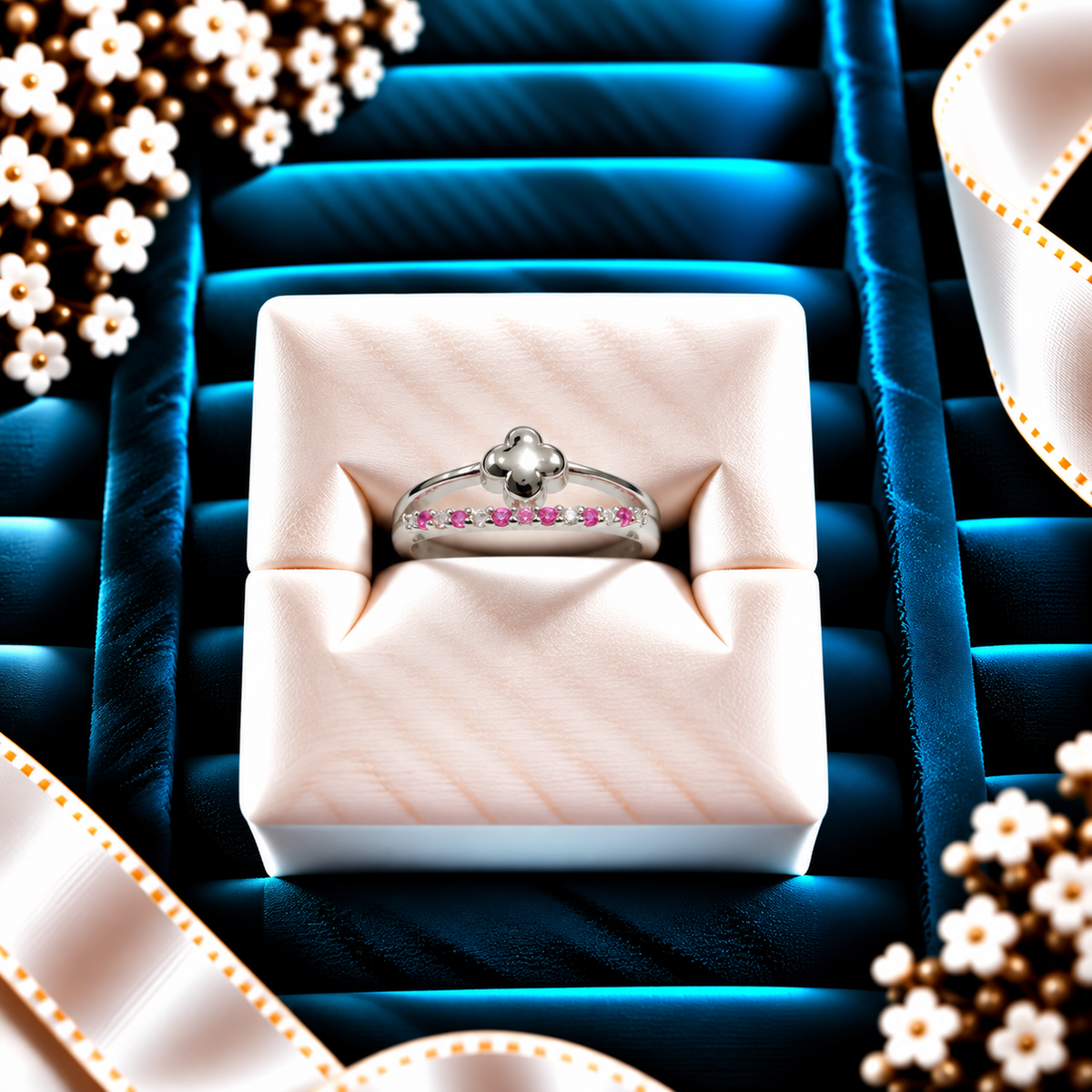 925 SILVER RING SIZE 7 GR492