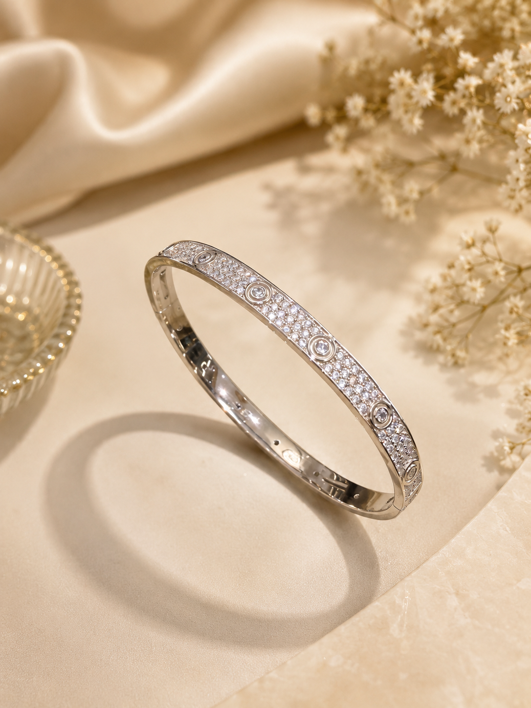 925 SILVER CARTIER BANGLE BRACELET GB278
