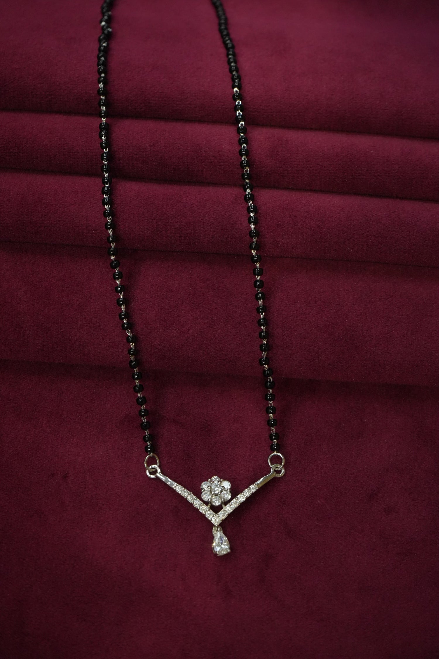 SILVER MANGALSUTRA MG010