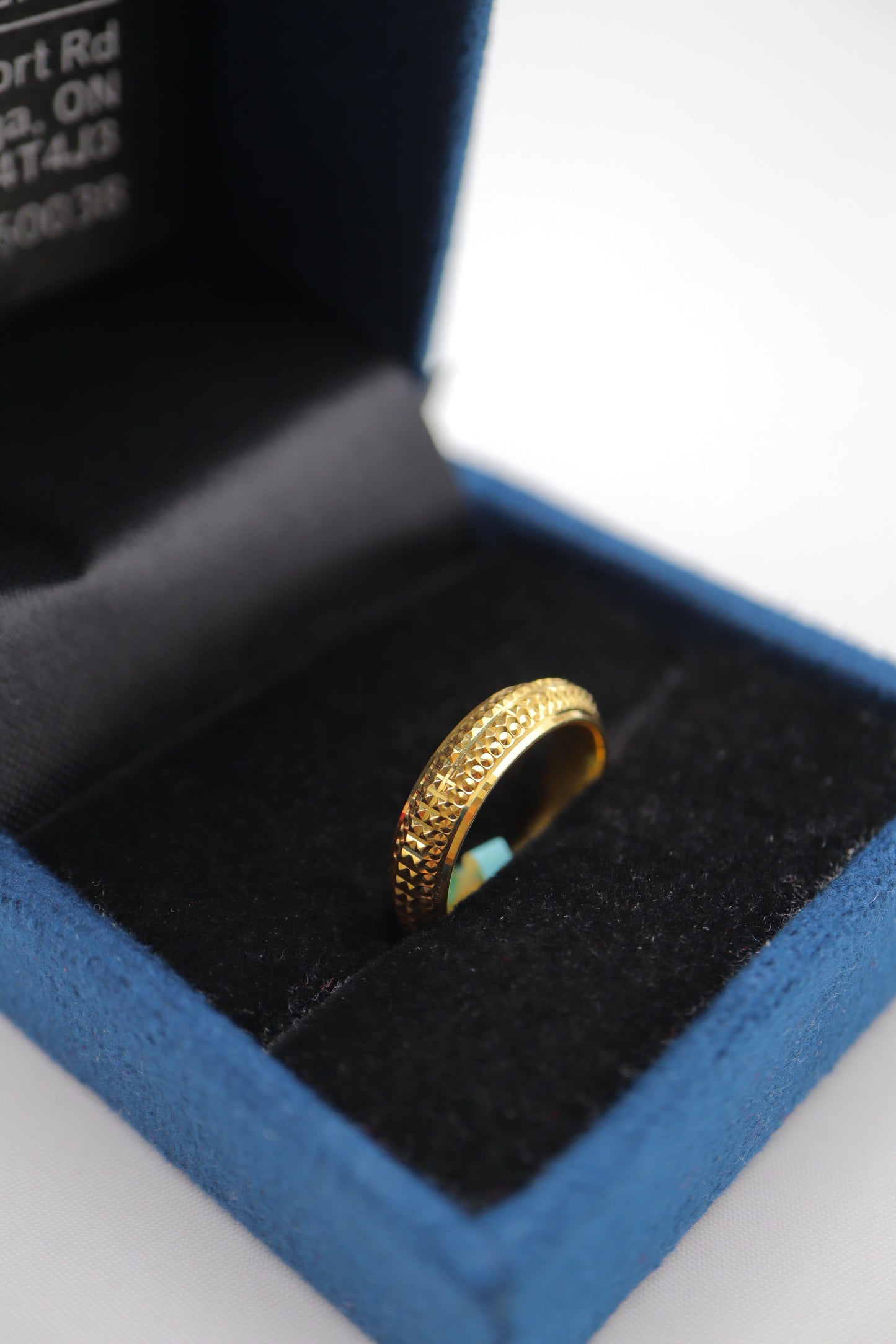 GOLD PLATED BAND SIZE 7 GPI096