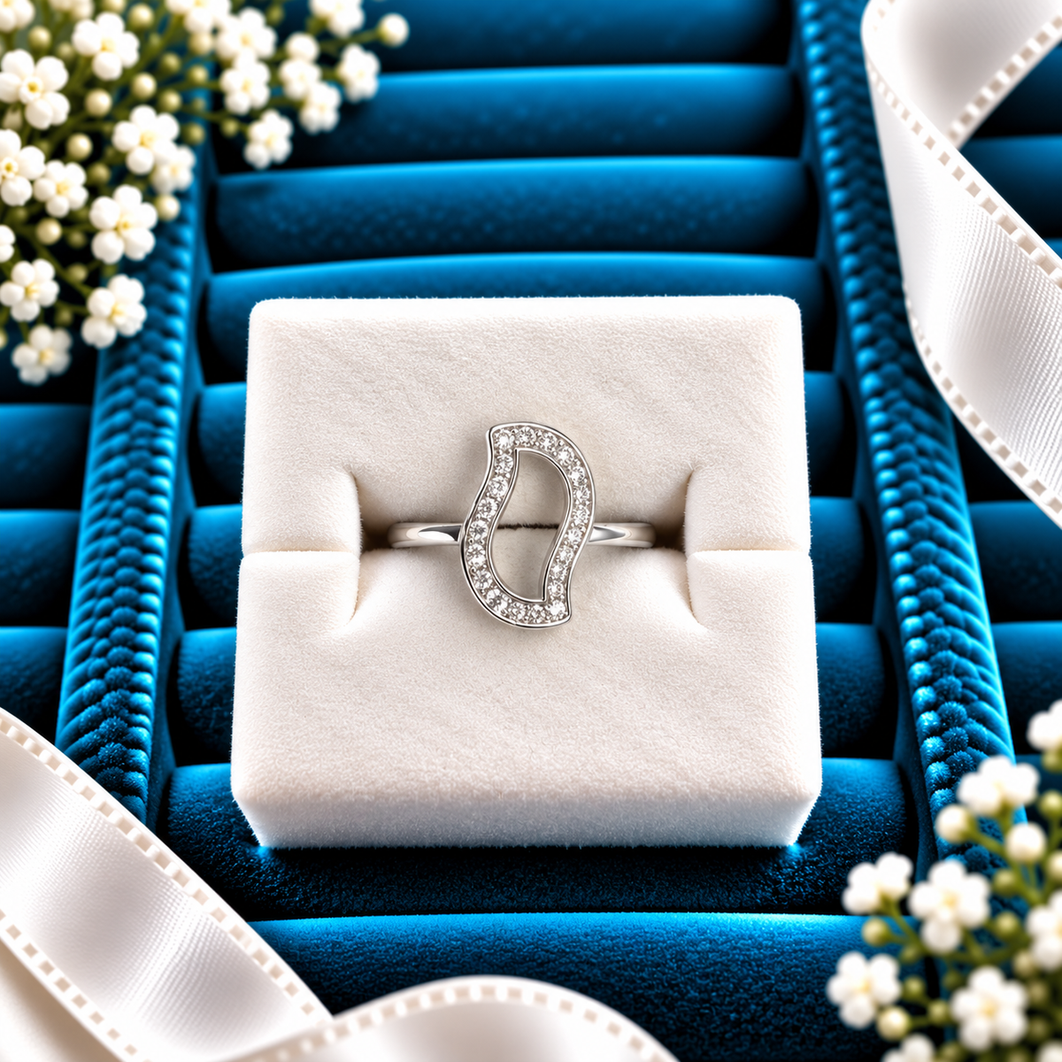 925 SILVER RING SIZE 5 GR048