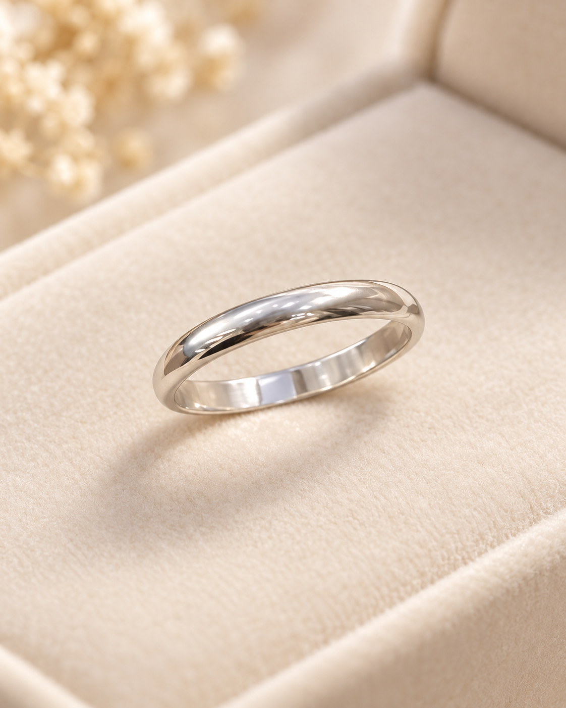 PURE SILVER BAND SIZE 12 PB146