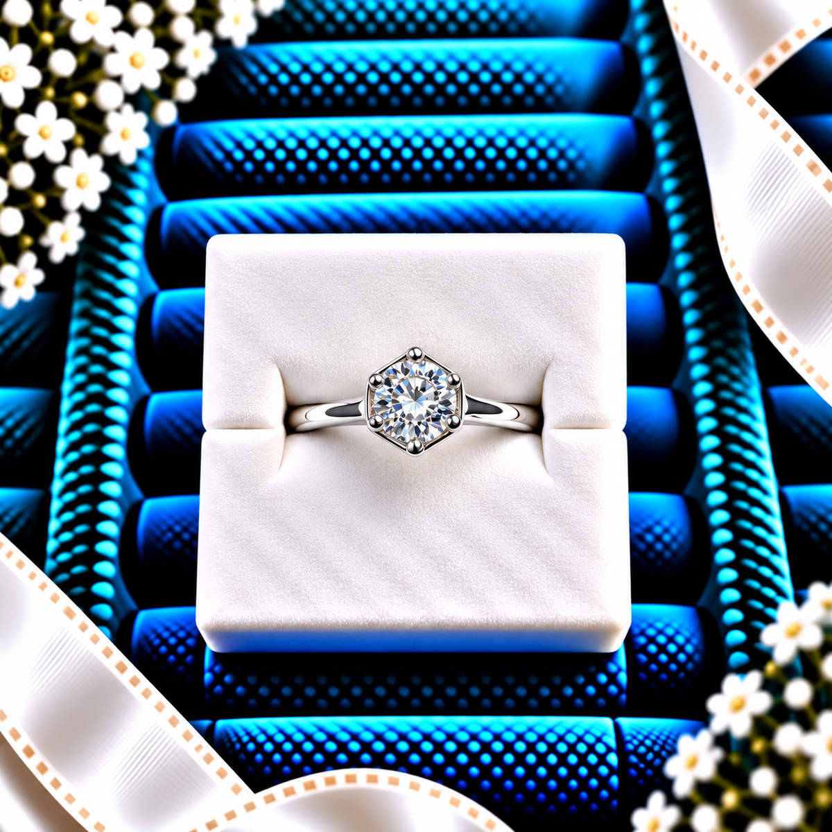 925 SILVER RING SIZE 6 GR342