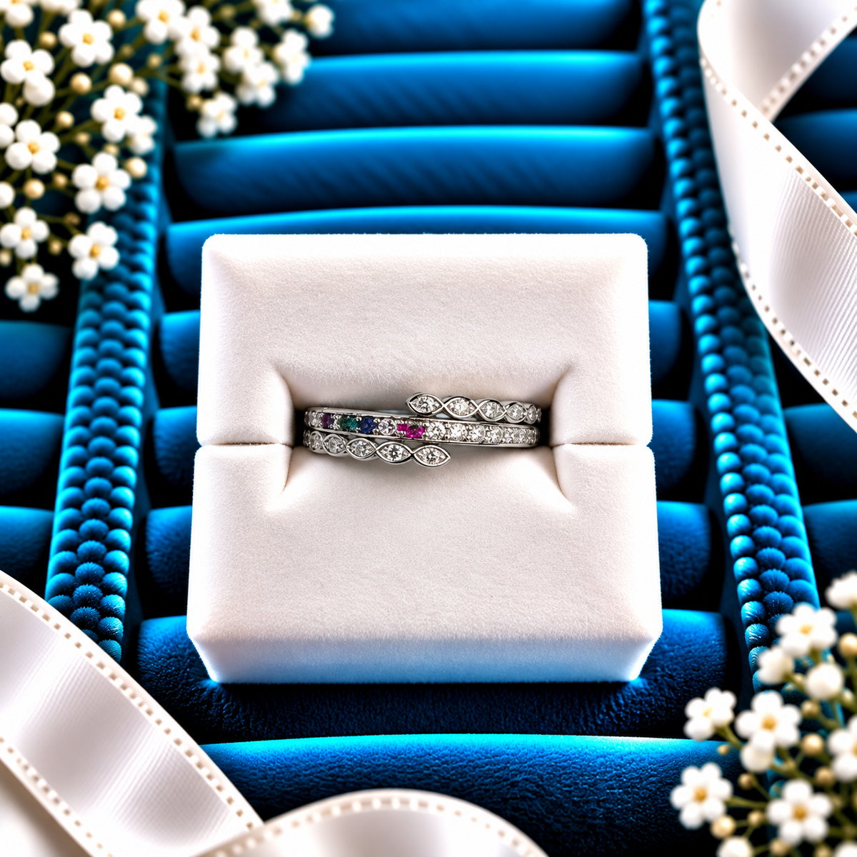 925 SILVER RING SIZE 6 GR276