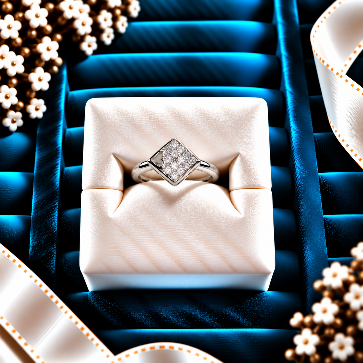 925 SILVER RING SIZE 7 GR409