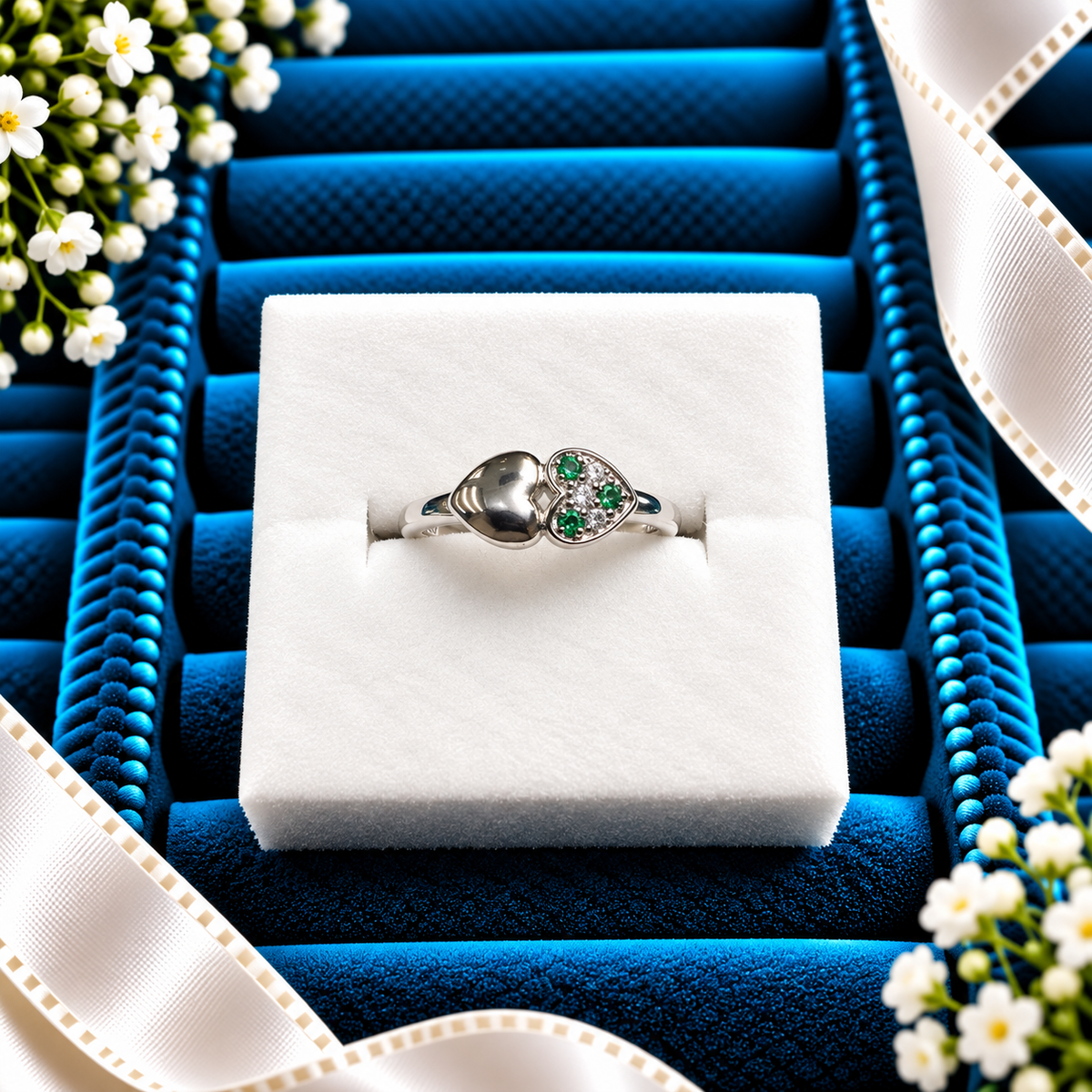 925 SILVER RING SIZE 5 GR070